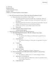 chapter 6 the human population and its impact test answers|Chapter 6: The Human Population and Its Impact .